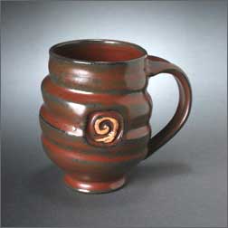 Spiral Mug - Red Iron